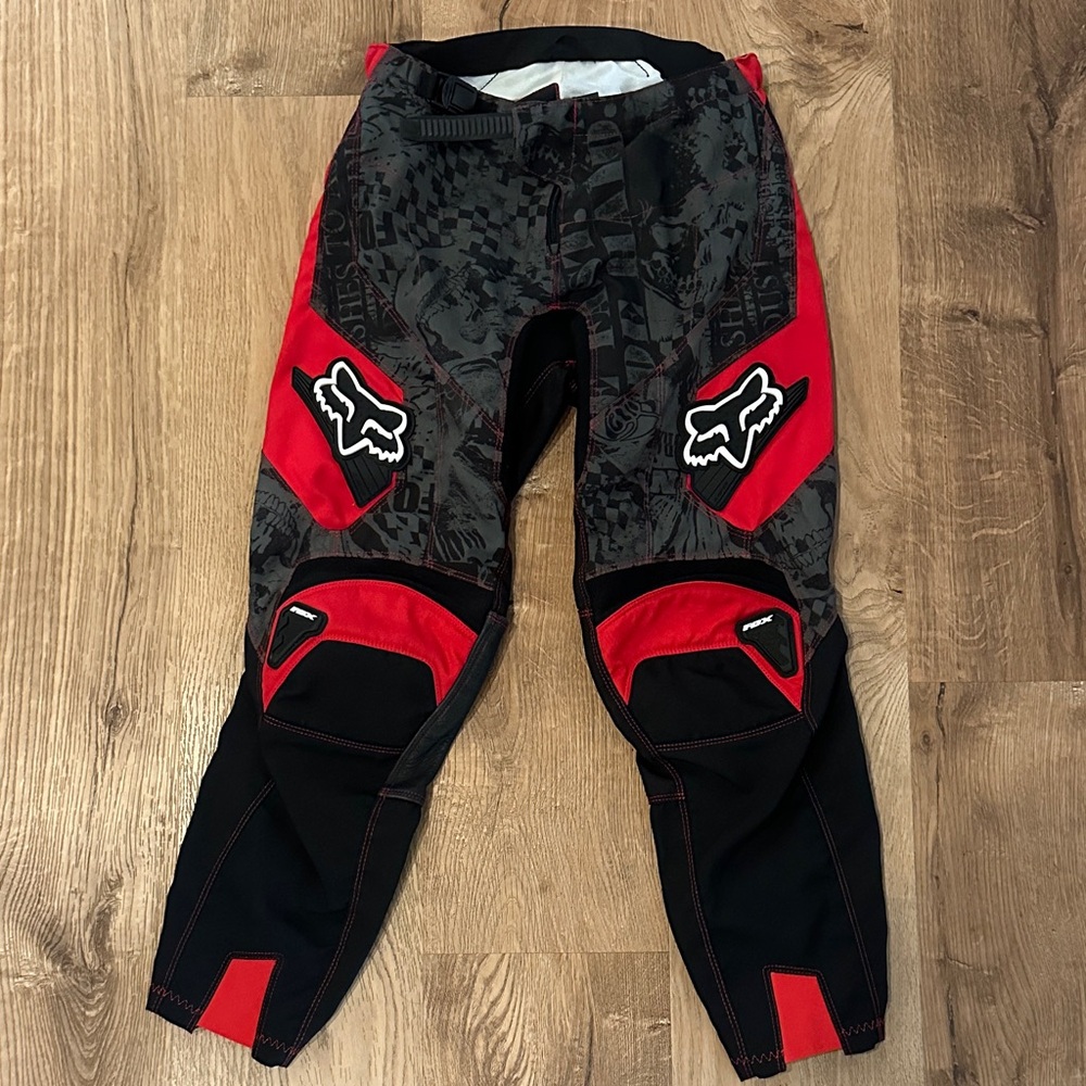 Fox Kids Red and Black Pants